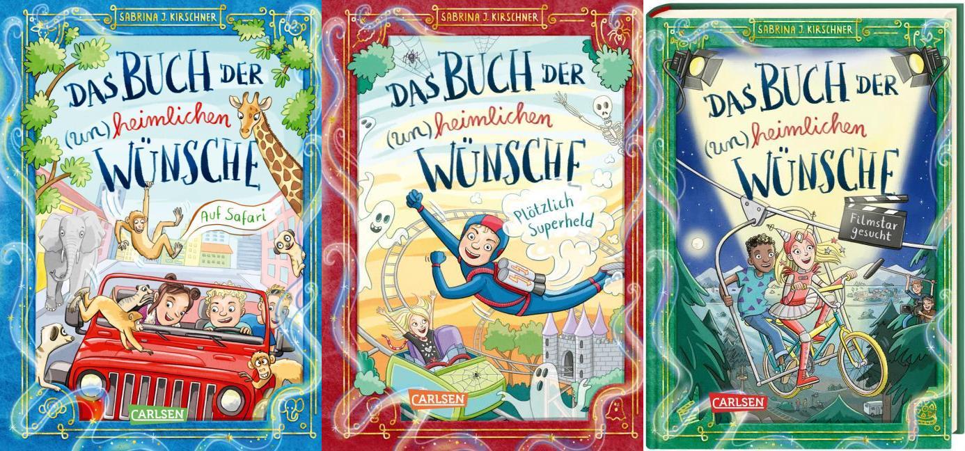 Das Buch der (un)heimlichen Wünsche Band 1-3 plus 1 exklusives Postkartenset