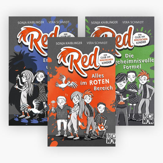 Red - Der Club der magischen Kinder Band 1-3 plus 1 exklusives Postkartenset