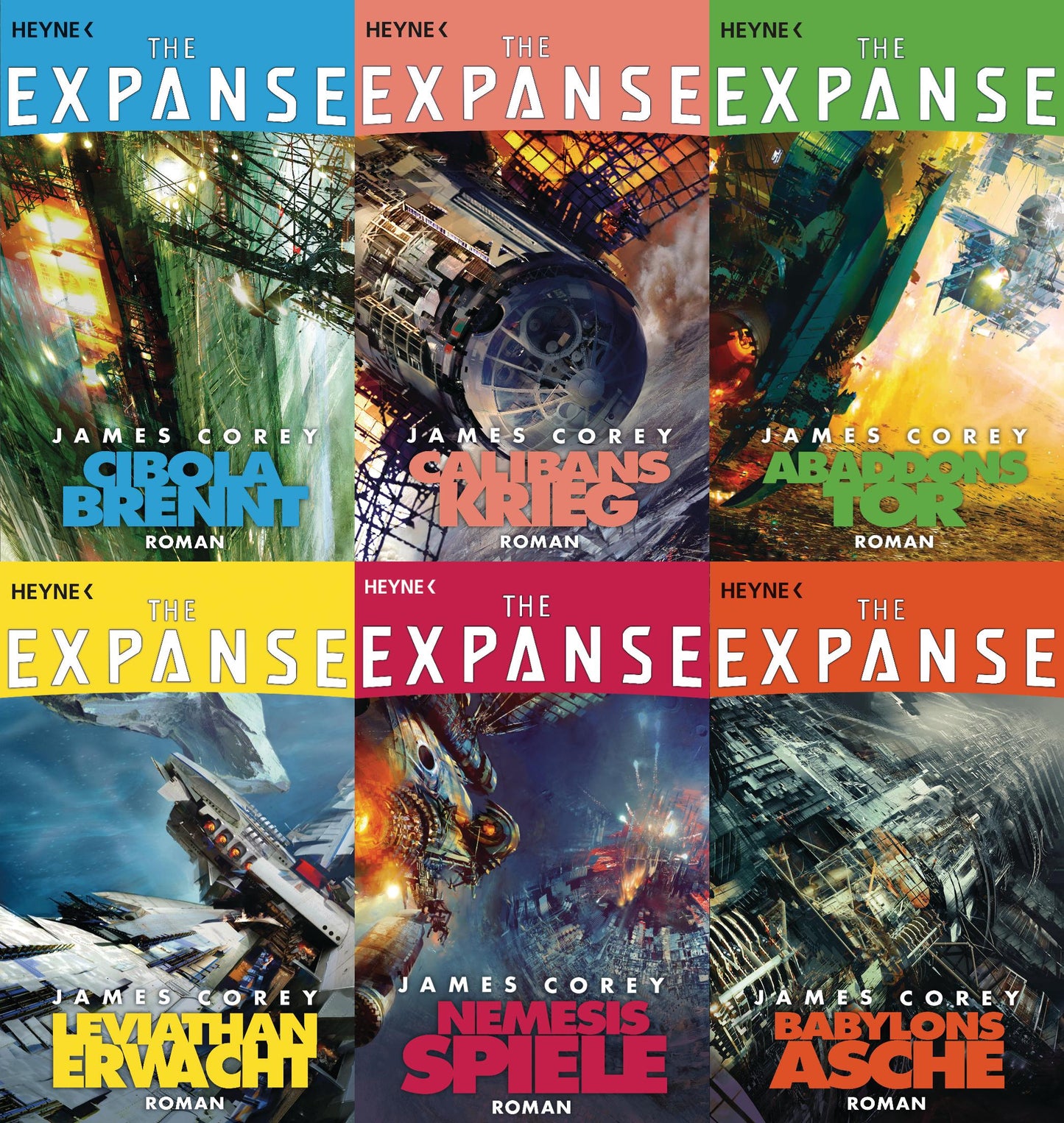 James Corey Expanse Reihe Band 1 - 6