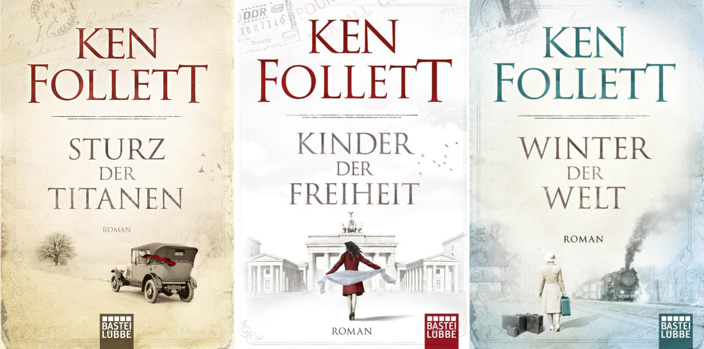 Jahrhundert-Trilogie im Taschenbuchformat: 1. Sturz der Titanen - 2. Winter der Welt + 3. Kinder der Freiheit