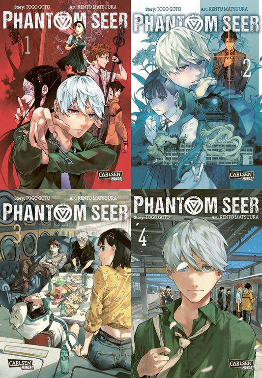 Phantom Seer Band 1-4 plus 1 exklusives Postkartenset