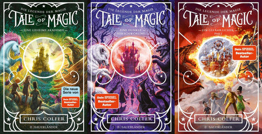 Die Legende der Magie - Tale of Magic Band 1-3 plus 1 exklusives Postkartenset