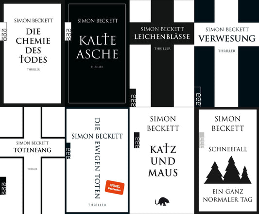 Die David Hunter Serie von Simon Beckett in 8 Bänden + 1 exklusives Postkartenset