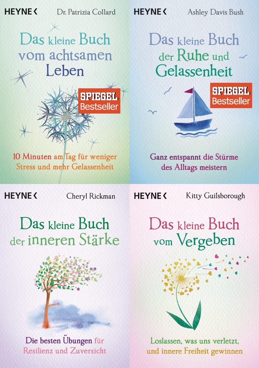 Die Reihe vom kleinen Buch in 4 Bänden + 1 exklusives Postkartenset