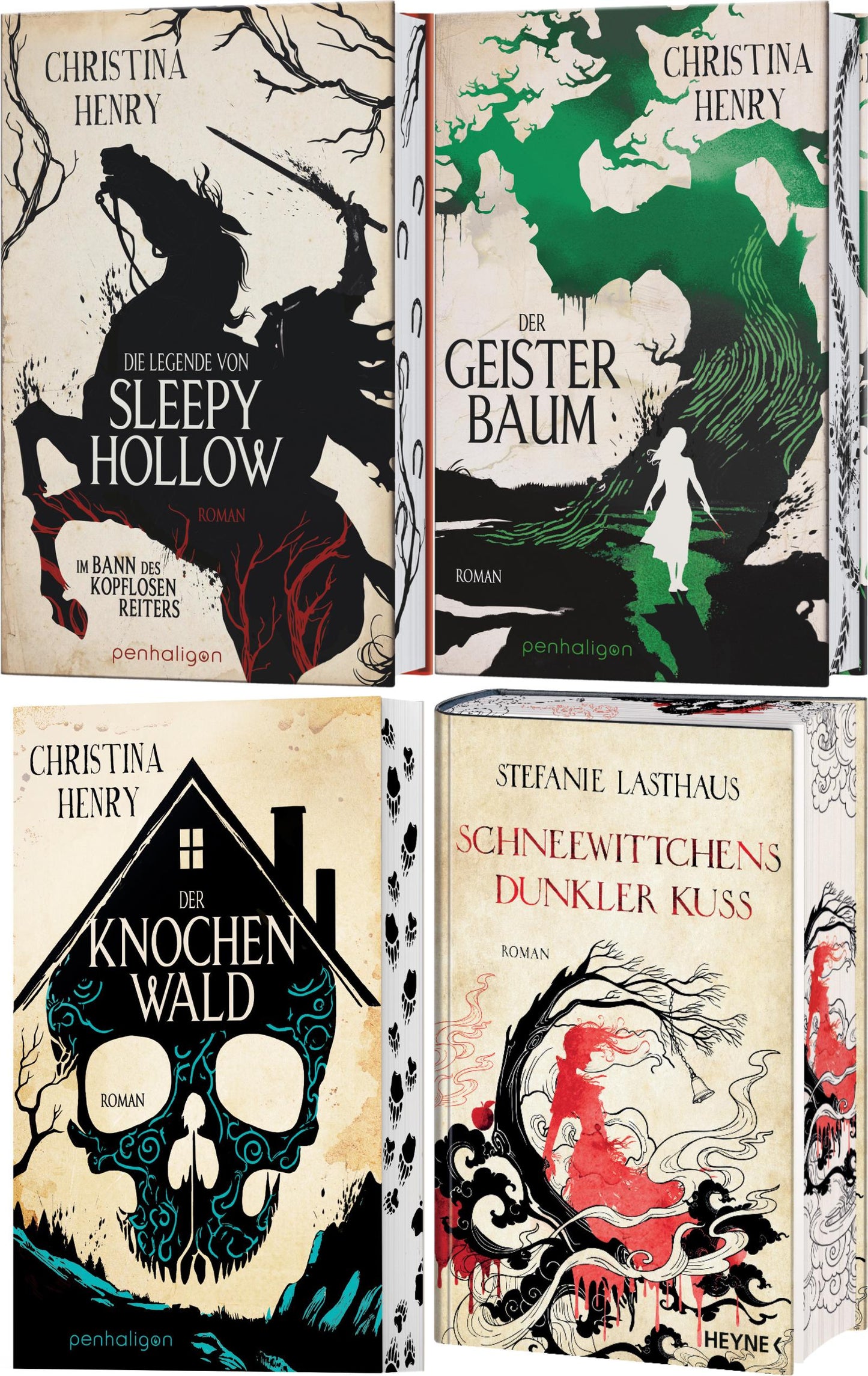 Sleepy Hollow / Der Geisterbaum / Der Knochenwald / Schneewittchens dunkler Kuss + 1 exklusives Postkartenset