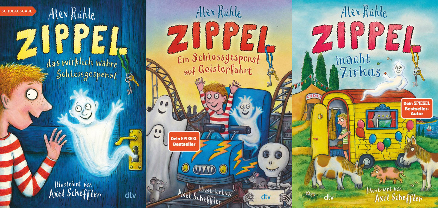 Die Zippel-Reihe Band 1-3 plus 1 exklusives Postkartenset