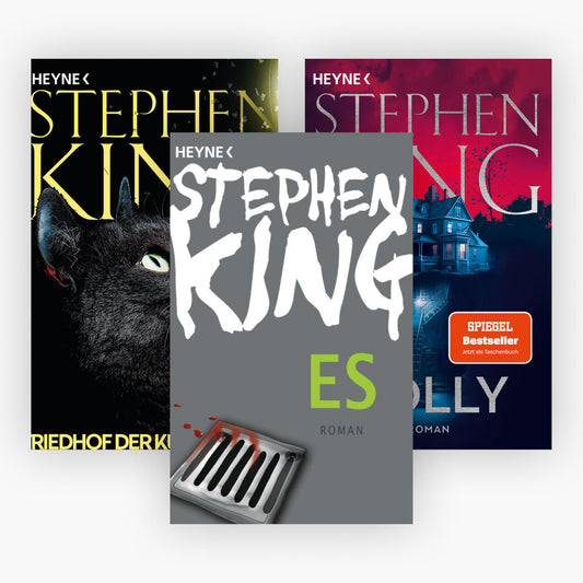 Es / Friedhof der Kuscheltiere / Holly von Stephen King + 1 exklusives Postkartenset