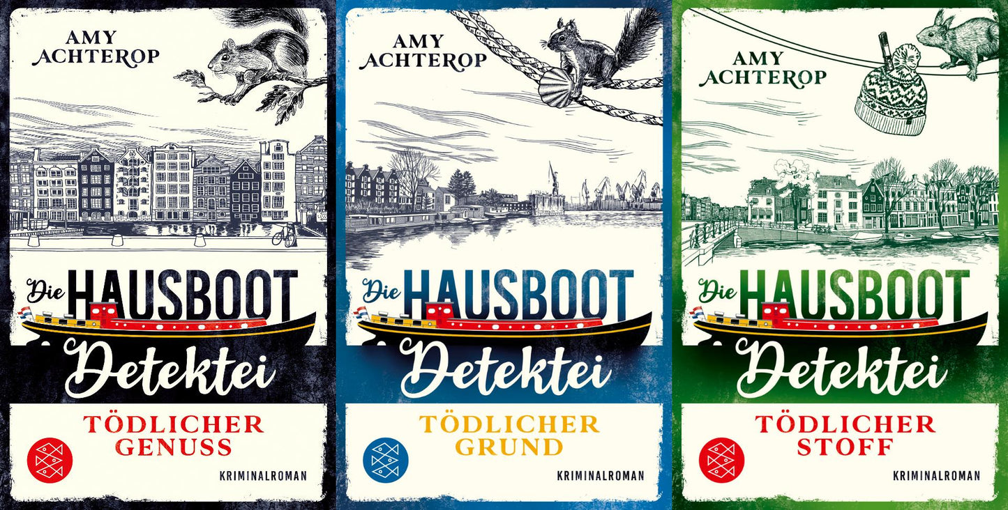 Die Hausboot-Detektei Band 1-3 plus 1 exklusives Postkartenset