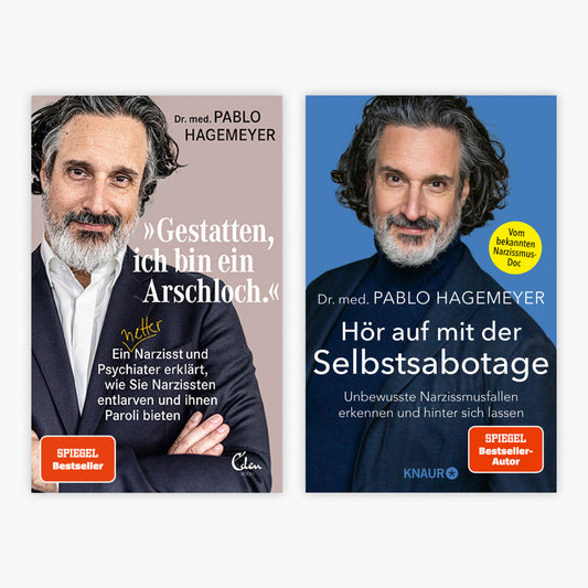 Gestatten, ich bin ein Arschloch + Hör auf mit der Selbstsabotage + 1 exklusives Postkartenset