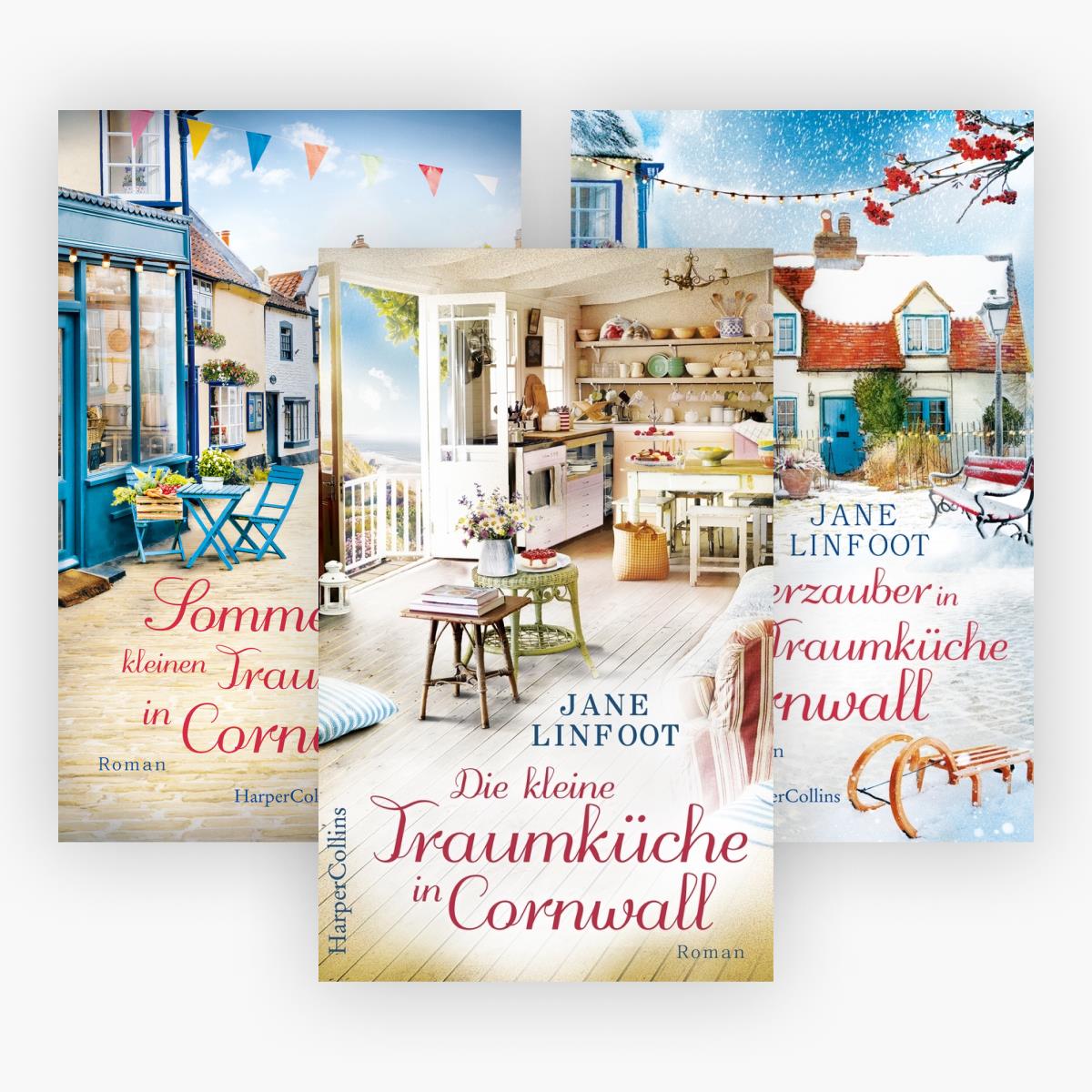 Die kleine Traumküche in Cornwall Band 1-3 plus 1 exklusives Postkartenset