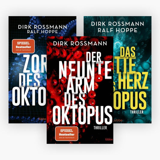 Die Oktopus-Reihe Band 1-3 plus 1 exklusives Postkartenset