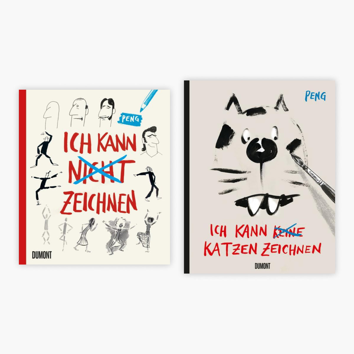 Ich kann (nicht) zeichnen + Ich kann (keine) Katzen zeichnen + 1 exklusives Postkartenset