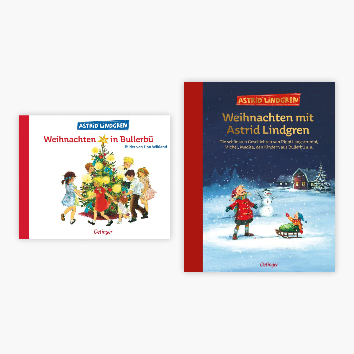 Weihnachten in Bullerbü + Weihnachten mit Astrid Lindgren + 1 exklusives Postkartenset