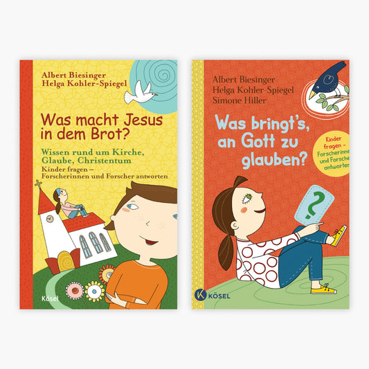 Was macht Jesus in dem Brot? + Was bringt's, an Gott zu glauben? + 1 exklusives Postkartenset