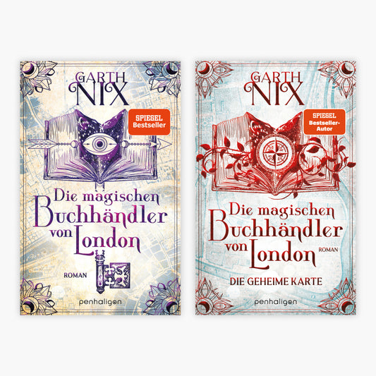 Die magischen Buchhändler von London Band 1+2 plus 1 exklusives Postkartenset