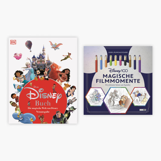 Das Disney Buch + Disney 100: Magische Filmmomente + 1 exklusives Postkartenset