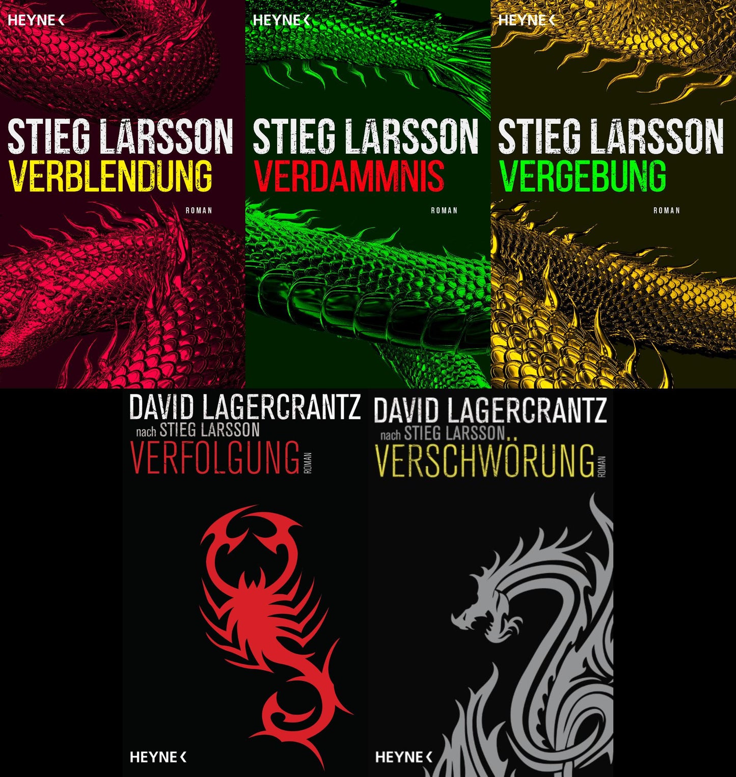 Millennium Serie von Stieg Larsson und David Lagercrantz