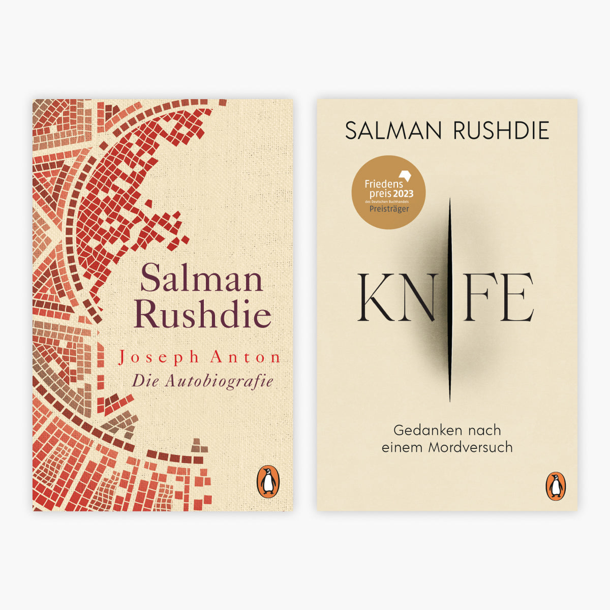 Salman Rushdie: Joseph Anton + Knife + 1 exklusives Postkartenset