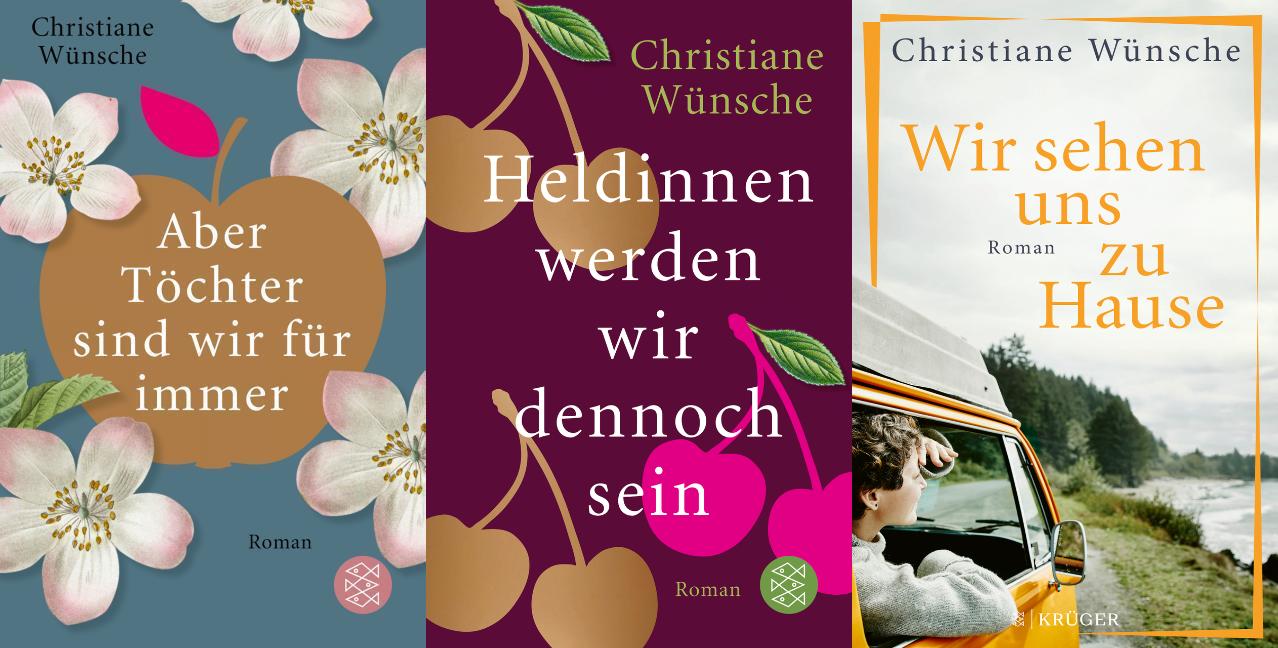 3 Romane von Christiane Wünsche im Set + 1 exklusives Postkartenset