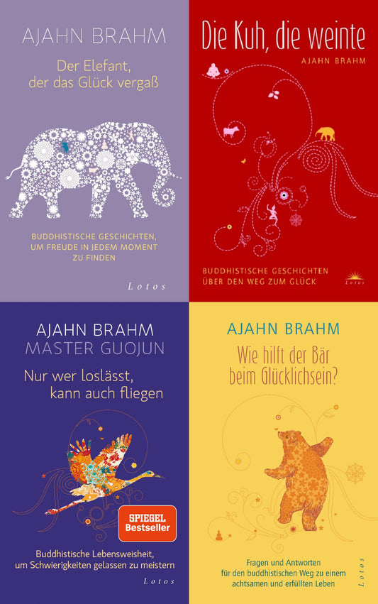 Ajahn Brahm 4 Titel im Set + 1 exklusives Postkartenset