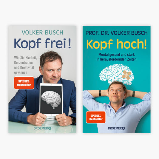 Kopf frei! + Kopf hoch! im Set + 1 exklusives Postkartenset