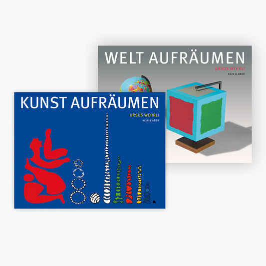 Welt aufräumen + Kunst aufräumen + 1 exklusives Postkartenset