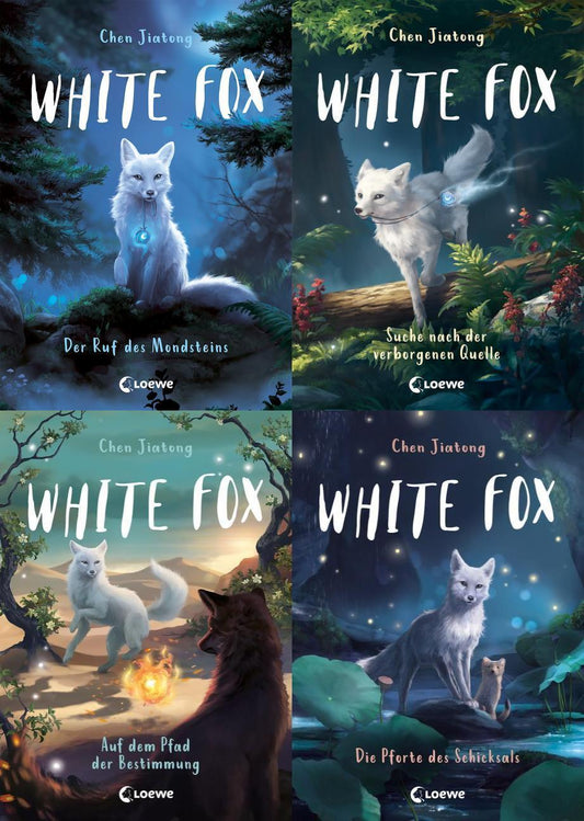 Die Abenteuer von White Fox Band 1-4 plus 1 exklusives Postkartenset