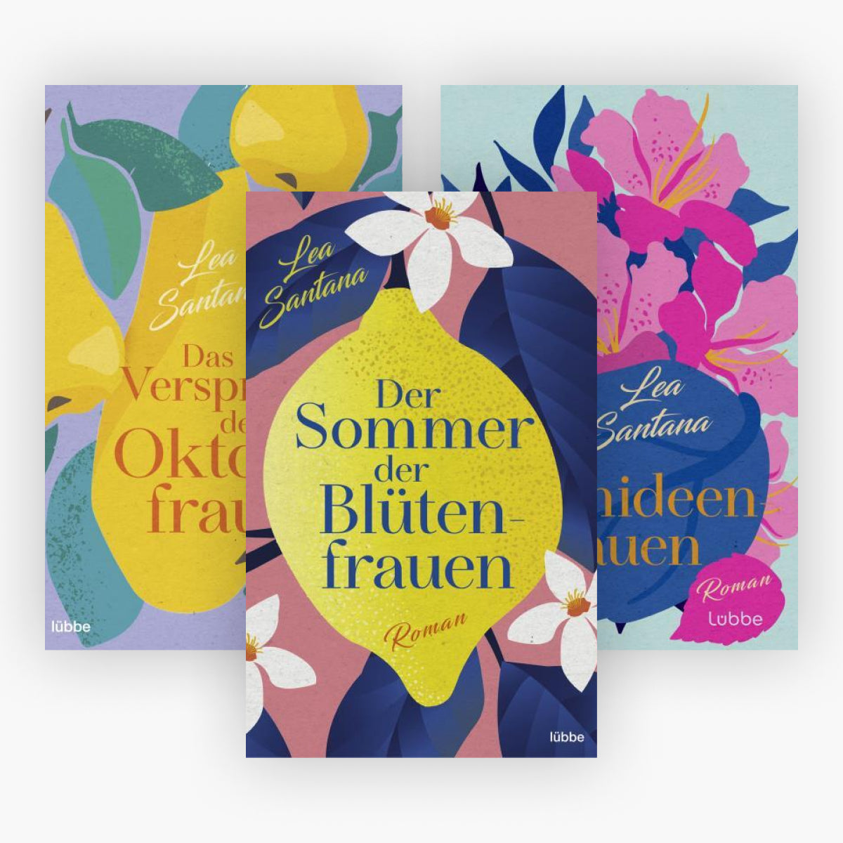 Der Sommer der Blütenfrauen / Das Versprechen der Oktoberfrauen / Die Orchideenfrauen + 1 exklusives Postkartenset