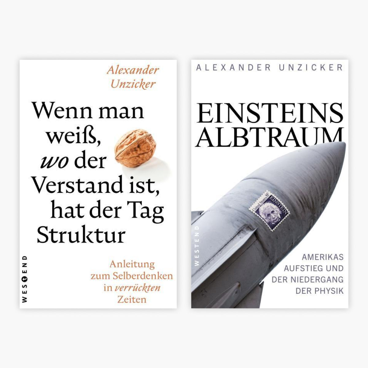 Wenn man weiß, wo der Verstand ist, hat der Tag Struktur + Einsteins Albtraum + 1 exklusives Postkartenset