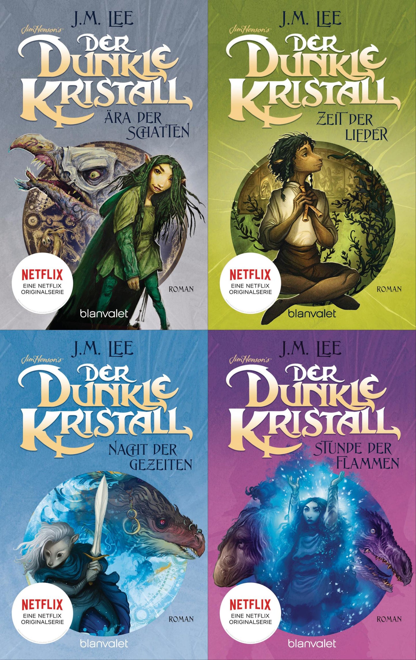 Der dunkle Kristall Band 1-4: Die Bücher zur Netflix-Serie + 1 exklusives Postkartenset