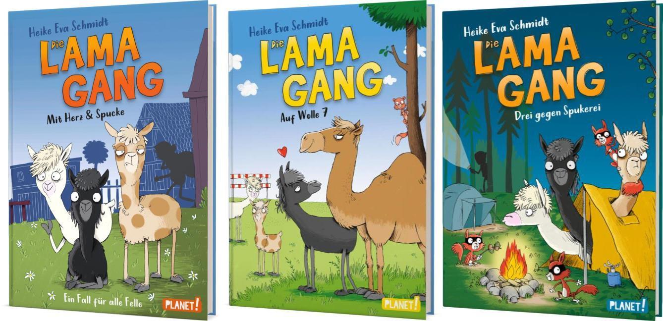 Die Lama-Gang Band 1-3 plus 1 exklusives Postkartenset