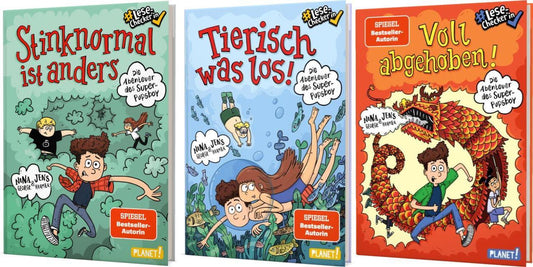 Der Super-Pupsboy Band 1-3 plus 1 exklusives Postkartenset