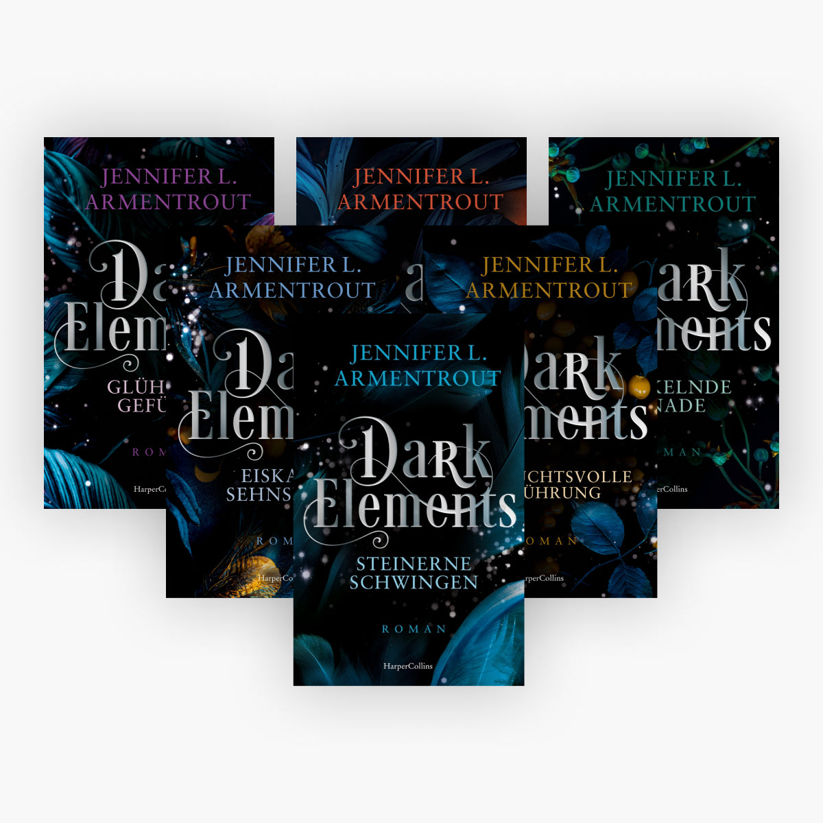 Die Dark Elements-Reihe Band 1-6 plus 1 exklusives Postkartenset