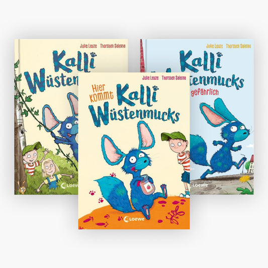 Die Kalli Wüstenmucks-Reihe Band 1-3 plus 1 exklusives Postkartenset