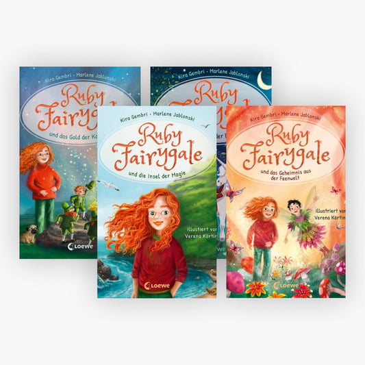 Die Ruby Fairygale-Reihe für Erstleser Band 1-4 plus 1 exklusives Postkartenset