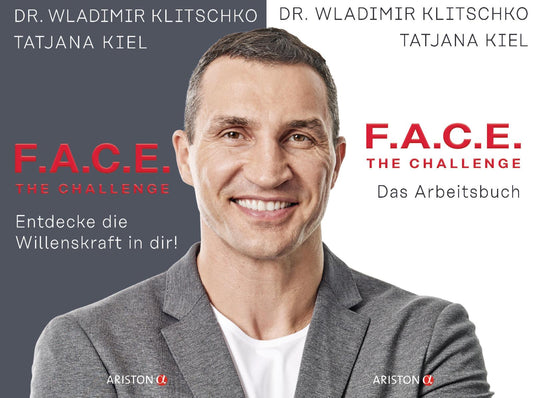 F.A.C.E. the Challenge - 2 Bücher von Dr. Wladimir Klitschko im Set + 1 exklusives Postkartenset