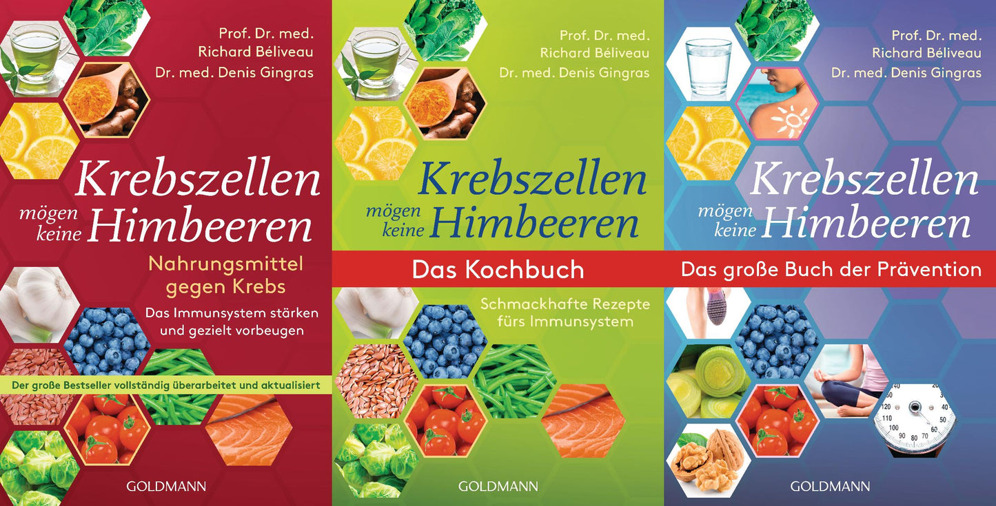 Krebszellen mögen keine Himbeeren 3 Titel im Set + 1 exklusives Postkartenset