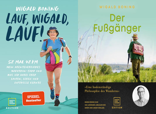 Lauf, Wigald, lauf + Der Fußgänger + 1 exklusives Postkartenset