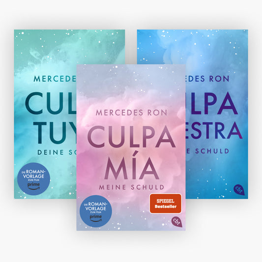 Die Culpa-Mía-Reihe Band 1-3 plus 1 exklusives Postkartenset