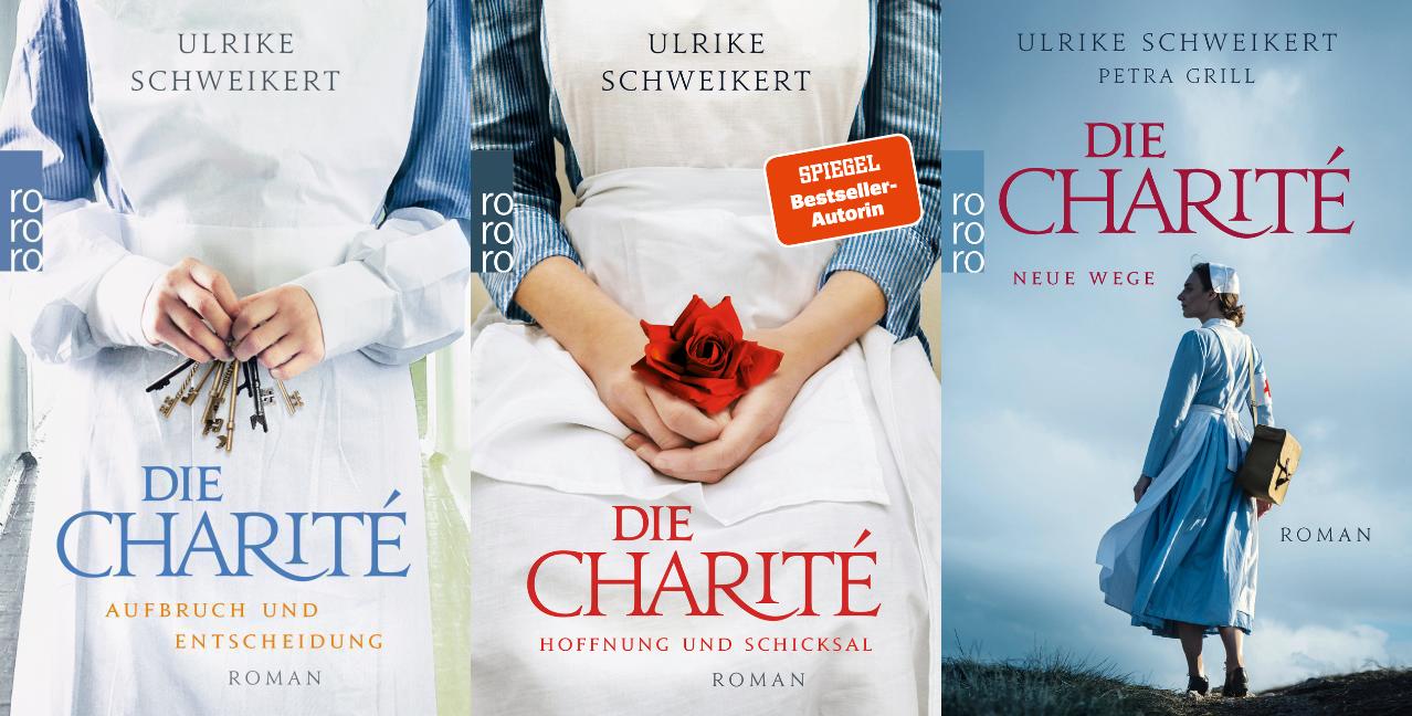 Die Charité Band 1-3 plus 1 exklusives Postkartenset