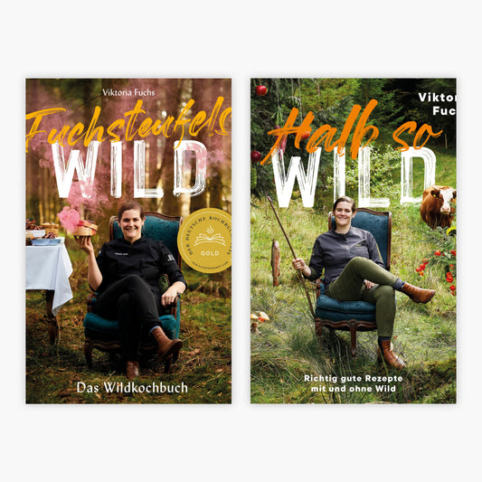 Fuchsteufelswild + Halb so wild + 1 exklusives Postkartenset