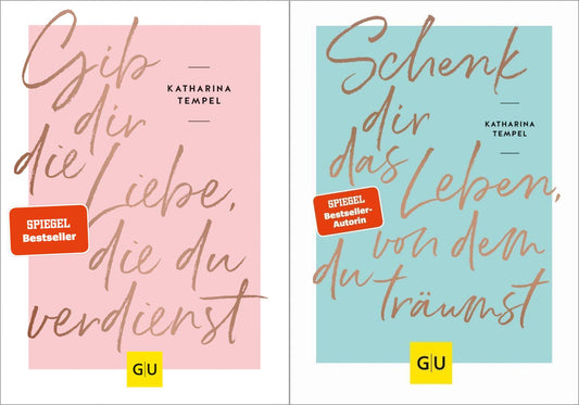 Gib dir die Liebe.../Schenk dir das Leben...im Set von Katharina Tempel + 1 exklusives Postkartenset