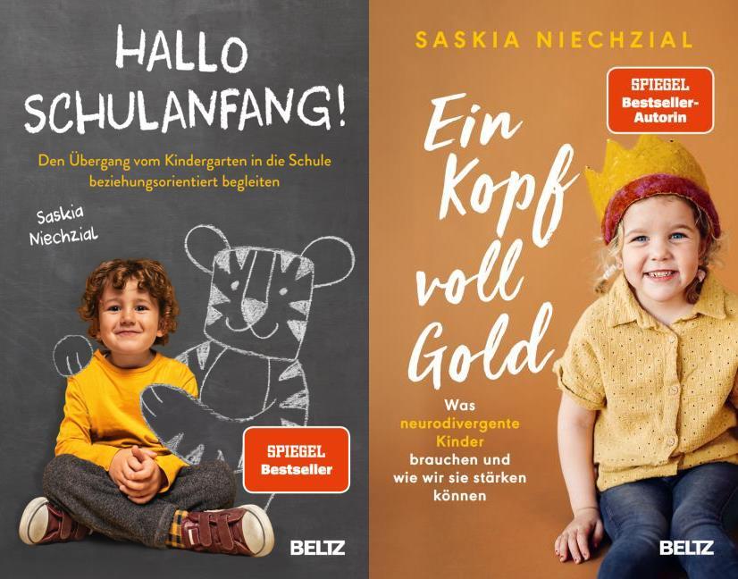 Hallo Schulanfang! + Ein Kopf voll Gold + 1 exklusives Postkartenset