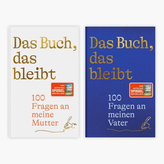 Das Buch, das bleibt: 100 Fragen an meine Mutter + an meinen Vater + 1 exklusives Postkartenset