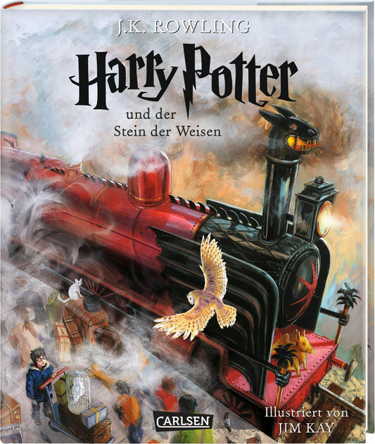 Harry Potter und der Stein der Weisen (farbig illustrierte Schmuckausgabe) (Harry Potter 1)