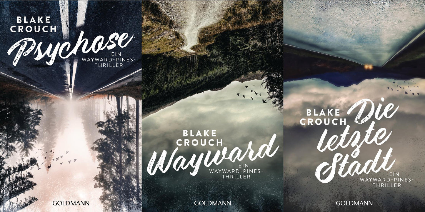 Wayward-Pines-Thriller 1-3 plus 1 exklusives Postkartenset